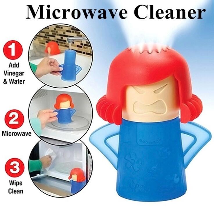 How to Clean a Microwave with Angry Mama